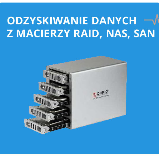 odzyskiwanie danych z macierzy raid, nas, san